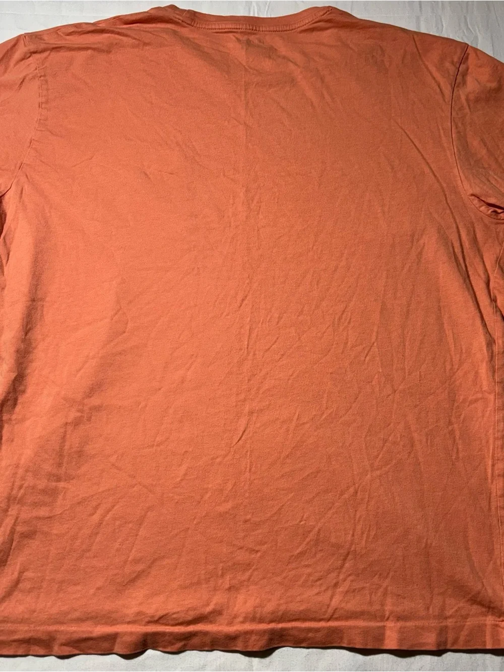 Polo by Ralph Lauren Men's Pocket Tee in Coral Orange